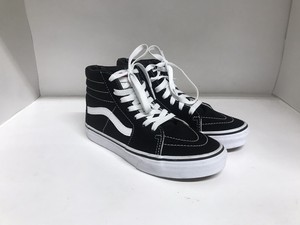 vans sk8 hi canvas black