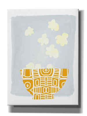 Epic Graffiti ''Bowl of Popcorn'' by Linda Woods, Giclee Canvas Wall Art