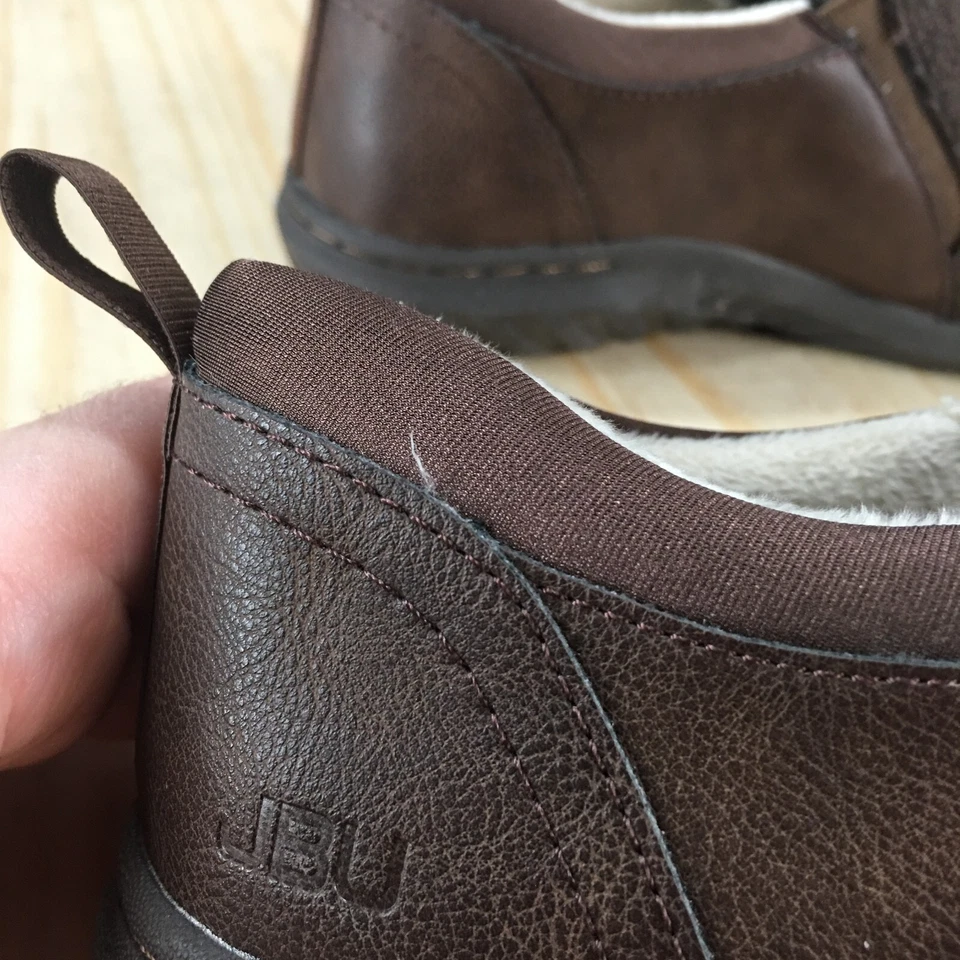 Jbu Shoes Womens 8.5 M Elodie Brown Slip On Side Zip Low Top Round Toe Casual - Image 4 of 4