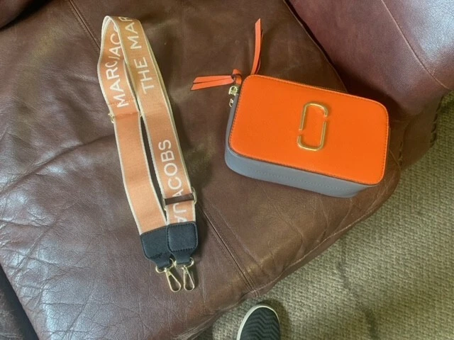 marc jacobs camera bag orange