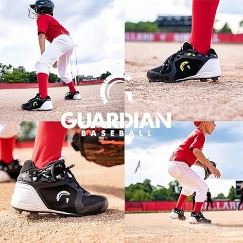 Guardian Blaze Boys Girls Little League Low Rubber Baseball Cleats - Picture 18 of 60