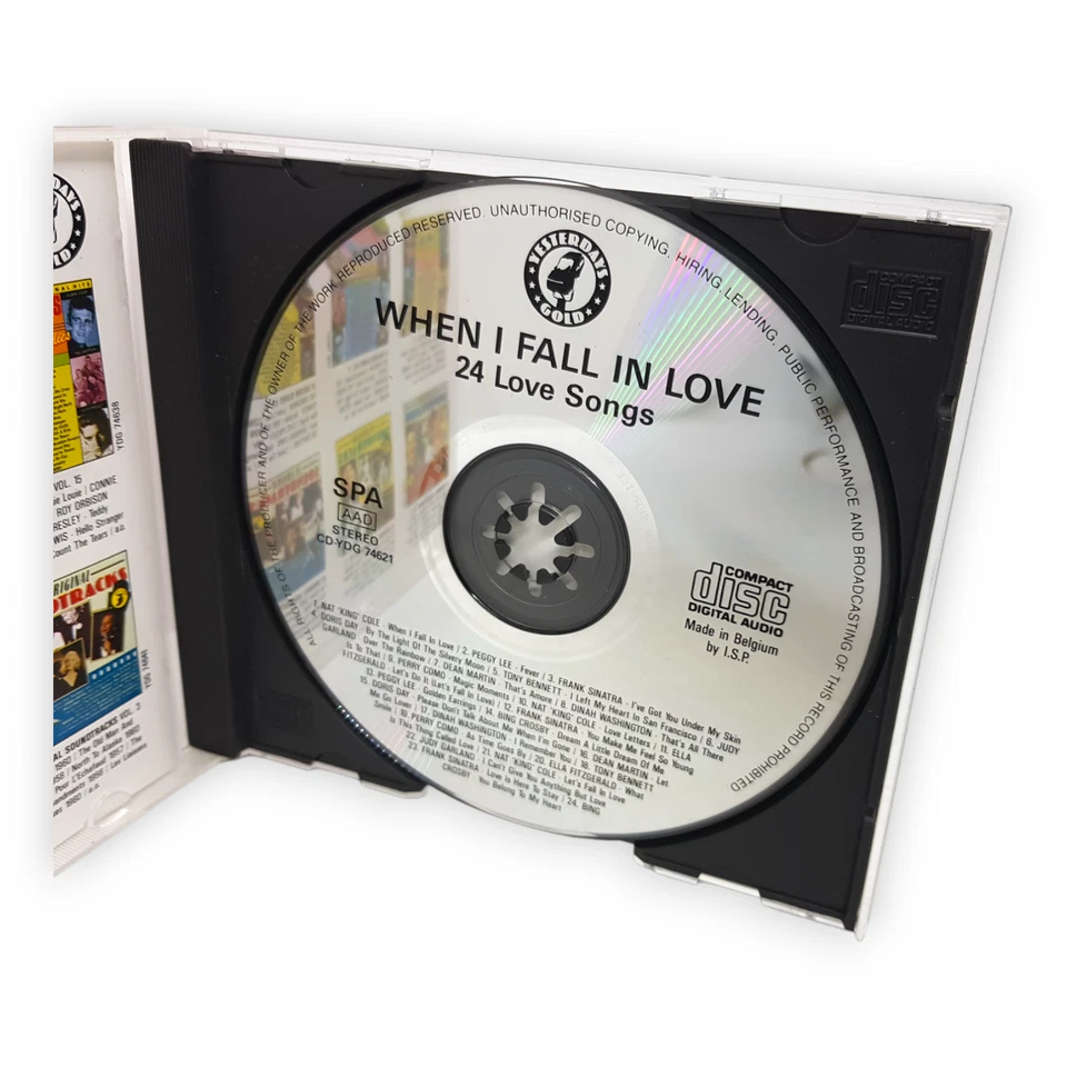 When I Fall in 24 Love Songs CD Sampler Peggy Lee Tony Bennett Judy Garland 1988 - Bild 4 von 4