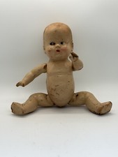 Antique Cracked baby doll Smaller Collectible Spooky Oddity 8-10