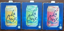 (3) DIXIE NARCO 501E & 276HVV "La Croix"SODA VENDING MACHINE 12oz CAN VEND LABEL