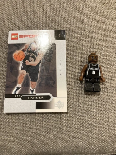 LEGO Sports Basketball - Rare - NBA Tony Parker San Antonio Spurs #9 - Excellent