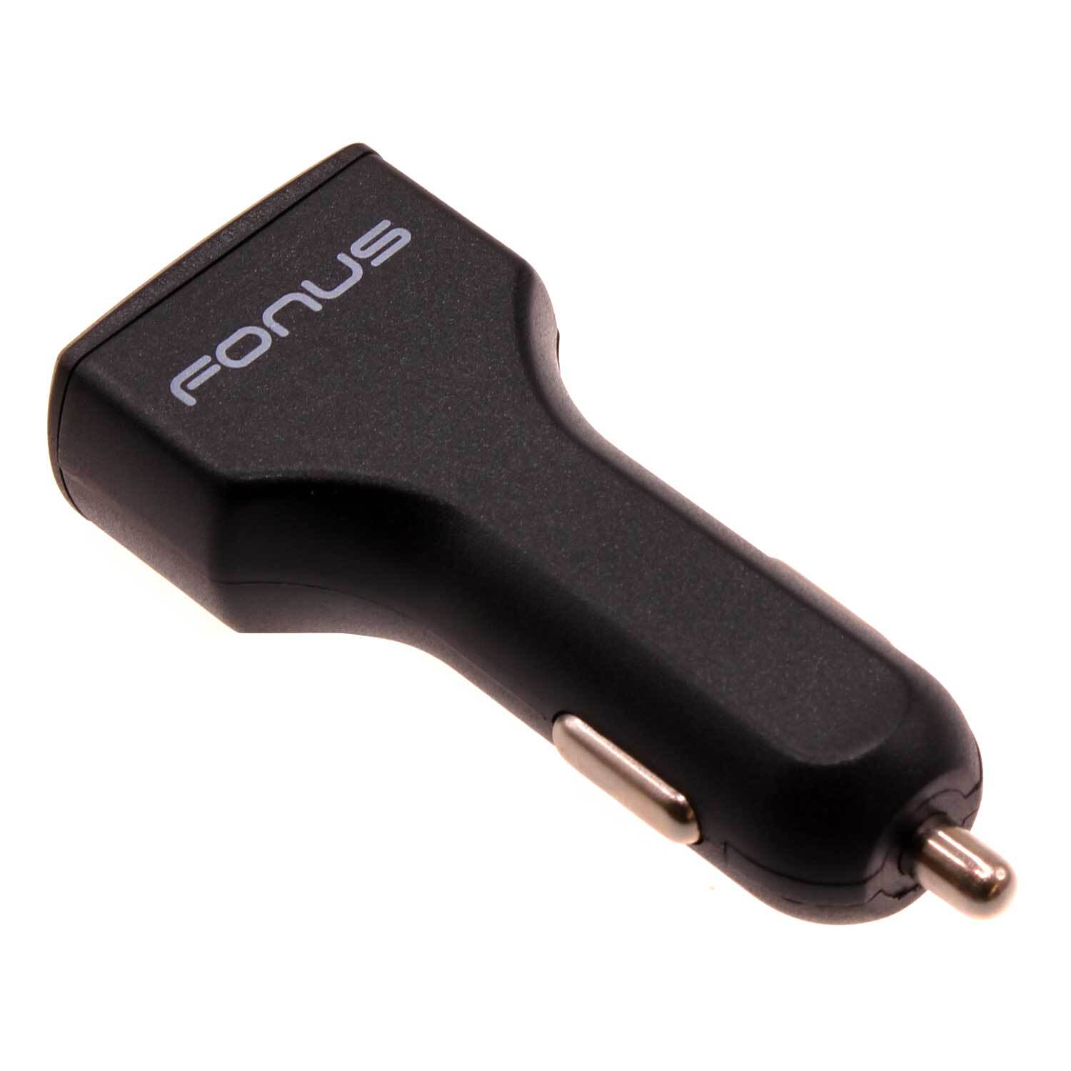 Car Charger 36W 3-Port USB 4.8A DC Socket Plug-in Power for 