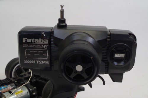 Futaba RC Drift Car Yokomo W/Transmitter Untested TEU-101BK R152JE - Picture 2 of 6