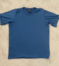 Vintage Patagonia Capilene T-Shirt Tee Men’s Size Medium Blue Made In USA