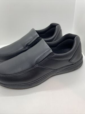 Men\'s Slip-On Casual Shoe in Black SZ 8 George Men main image 4