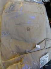 Land's End Boys Iron Knee Plain Blend Chino Pant Size 20 ins 30 Stretch waist 3