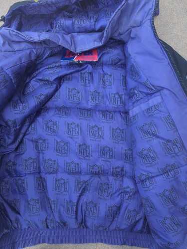 Minnesota Vikings Pro Player NFL 1994 75th Puffer Coat Jacket Large Vintage - Picture 6 of 11