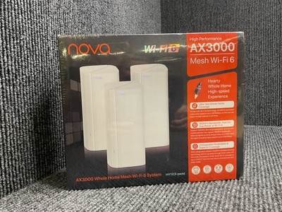 Tenda AX3000 Wifi 6 Mesh System Nova MX12  Whole Home Mesh (3-Pack) 160+ devices