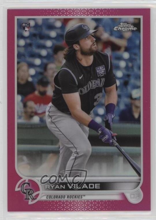 2022 Topps Chrome Magenta Refractor 112/399 Ryan Vilade #85 0he2