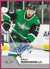 2020-21 Upper Deck AHL Hockey ADAM MASCHERIN #122 Autograph