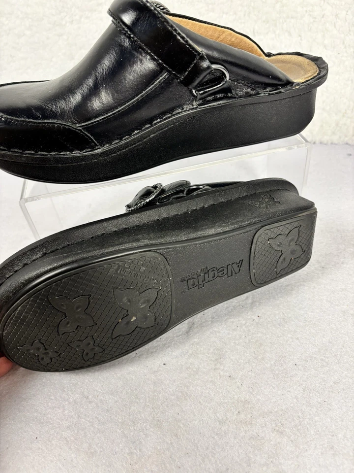 Alegria Classic черные мулы/сабо с дополнительным задним ремнем - 37 ЕС (7-7,5 США) - Изображение 4 из 4