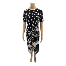 Preowned Farm Rio Midi Bichos Na Floresta Dress Size P-Sz 6