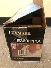 Genuine Lexmark E360H11A Black High Y. R. P. Toner Cartridge Free Shipping