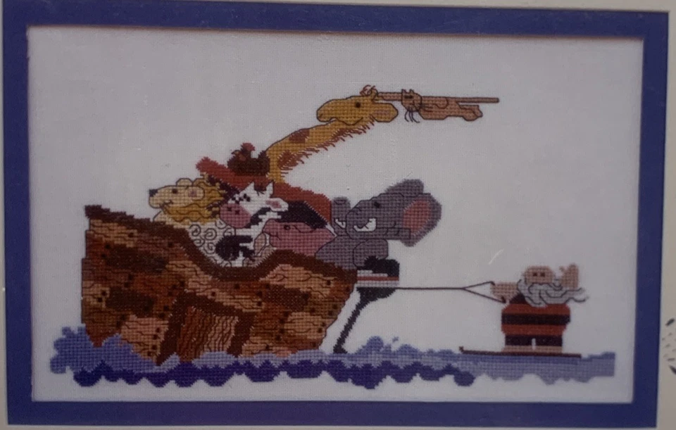 Mosey ‘N Me Noah & Crew Counted Cross Stitch Chart Pattern & Instructions No 33 - Image 2 of 3