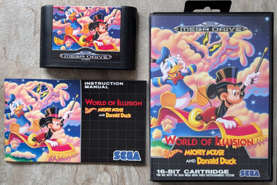 Sega Mega Drive - World of Illusion - Mickey Mouse and Donald Duck