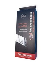 Hockey Laces Waxed - Made for Skates - Ice Hockey, Roller Skates - 130" White