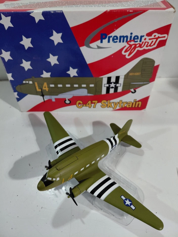 Liberty Classics Die Cast Exxon Mobile Premier Sprit C-47 Skytrain Airplane - Image 4 of 4