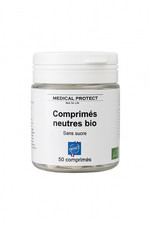 Comprimés neutres bio pour huiles essentielles - Pot de 50 comprimés
