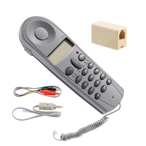 5X(Telefono Telefono Tester di Testa Strumento Guardalinee Set di Cavi di R4401