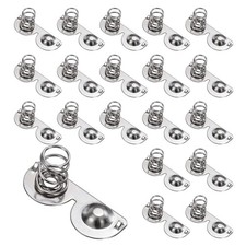 20Pcs Battery Spring Contact 21 x 8 Positive Negative Bipolar inner Circle