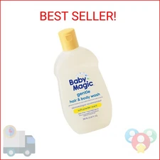 Baby Magic Gentle Hair & Body Wash | Tear-Free, Free of Parabens, Phthalates, Su