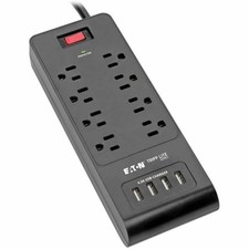 Tripp Lite by Eaton 8-Outlet Surge Protector with 4 USB Ports 4.2A Shared - 6
