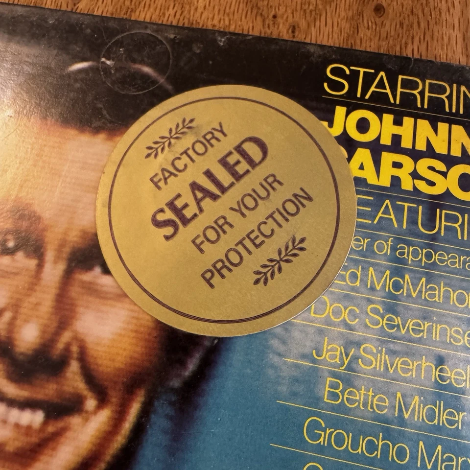 SEALED Here's Johnny: Magic Moments From The Tonight Show Vinyl LP 12” SPNB-1296 - Image 2 of 4