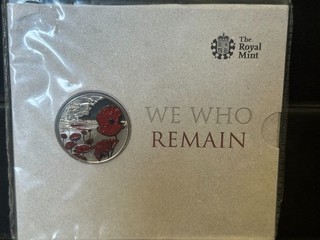 2015 UK Five Pound £5 coin in Royal Mint BU Pack WE WHO REMAIN