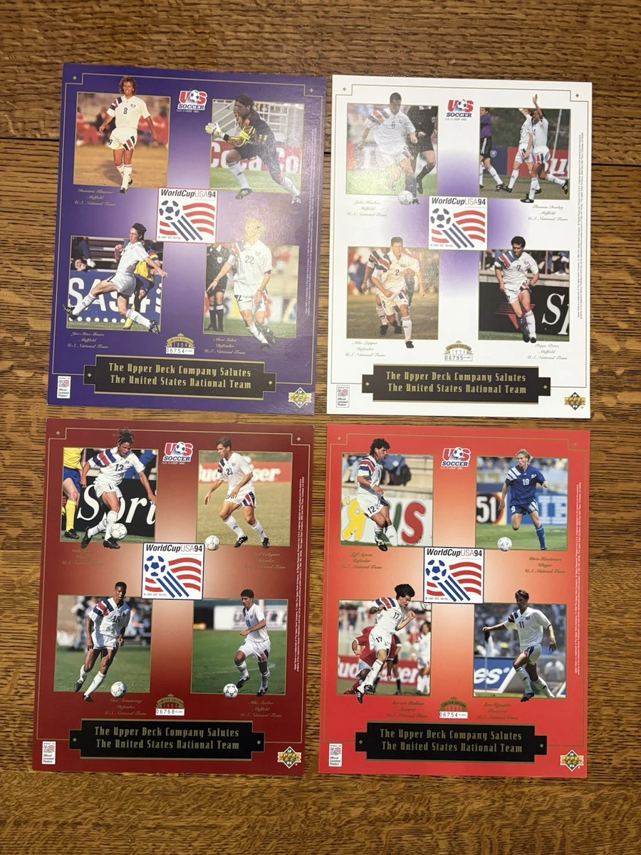 94年ワールドカップUSA 記念選手のカード　販売元バンダイ FIFA World Cup Soccer Trading Cards Sports 1994 Year Manufactured