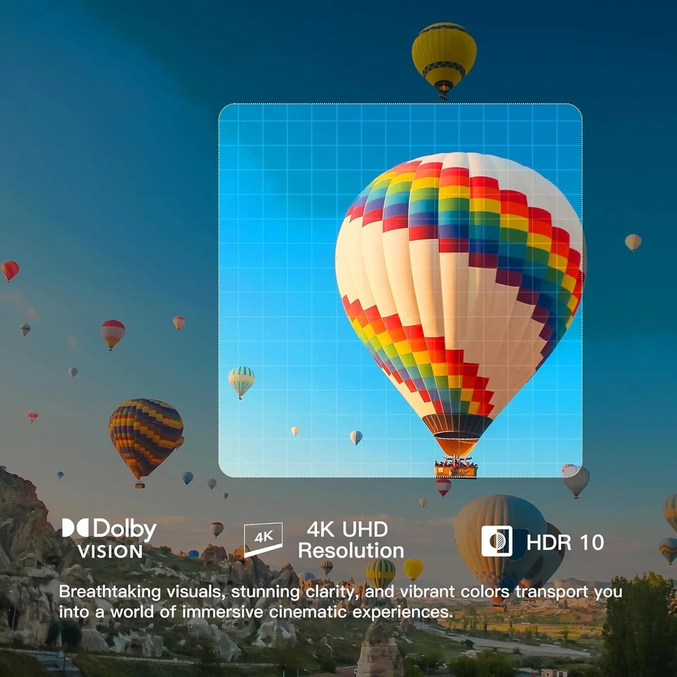 50-Inch 4K Smart TV with Dolby Atmos - Google TV & Voice Remote for Home Cinema - Image 4 of 4