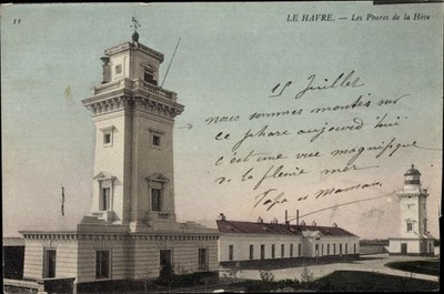 Ak Le Havre Seine Maritime, Les Phares de la Heve, Leuchtturm - 3663529