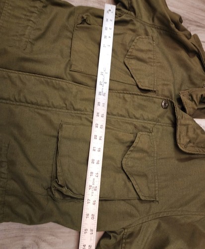Abrigo de Colección Ejército de Estados Unidos M-65 Clima Frío OG 107 Chaqueta de Campo Verde Para Hombres Pequeño Largo Años 80 - Imagen 4 de 11