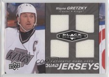 2010-11 Upper Deck Black Diamond Quad Jerseys Onyx 6/10 Wayne Gretzky HOF 0c3