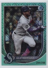 2025 Bowman Chrome Mega Box Aqua Mojo Refractor Julio Rodriguez Rodríguez 11lb