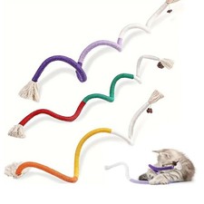 STGOOD Cat Toys Chew Ropes, 3 Pack 27 Inches Rope Toy for Muticolor