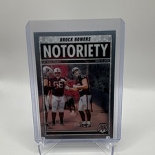 2025 Panini Mosaic Notoriety Brock Bowers Raiders #10 Football