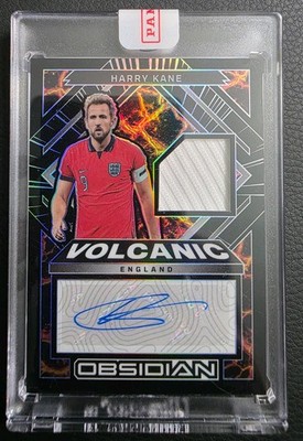 2022-23 Panini Obsidian Harry Kane Player Worn Patch Auto  Jersey# match 009/122