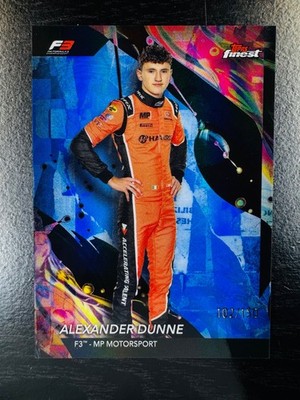 2024 Alexander Dunne Blue Uncommon Refractor 102/150 Topps Finest #151 F1