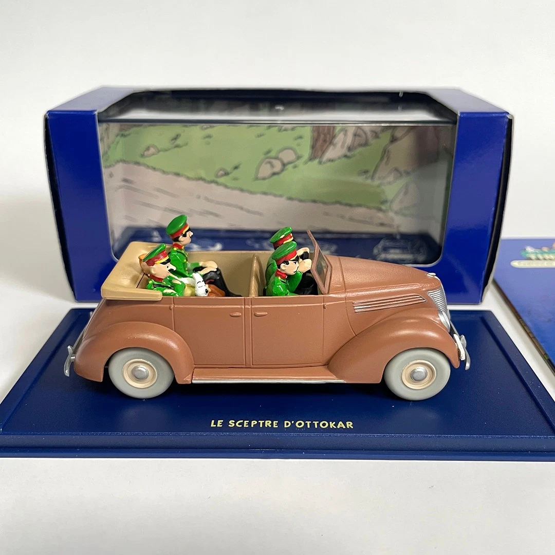 1/43 COFFRET PANNEAUX signalisation en voiture TINTIN éditions MOULINSART EUR 6,00 - FR