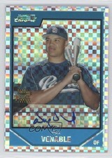 2007 Bowman Chrome Prospects Prospect X-Fractor 152/225 Will Venable Auto 0b2