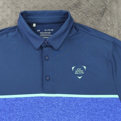 AT&T Byron Nelson Golf Polo Shirt Under Armour Playoff Polo Short Sleeve Men XL