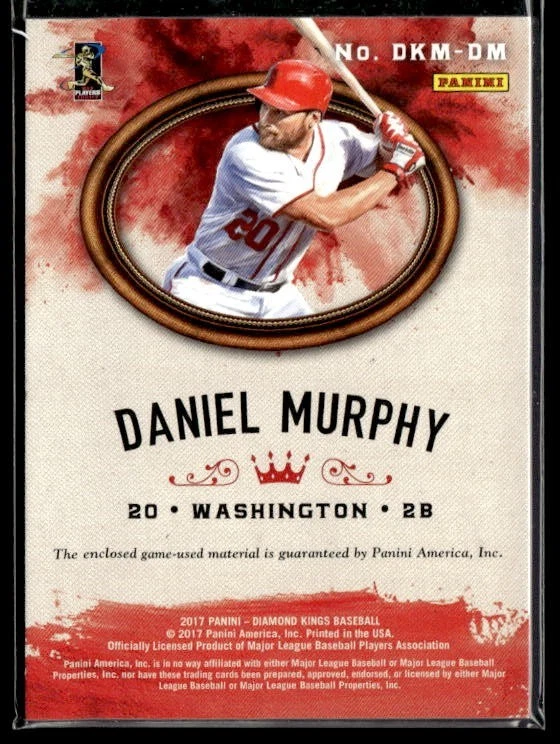 L42,787 - 2017 Diamond Kings DK Relic Holo Silver #DKMDM Daniel Murphy /99 - Image 2 of 2
