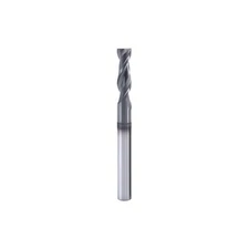 ISB 1/8'' Carbide Square End Mill, 2 Flute Micro Grain Carbide Mill Bits for ...