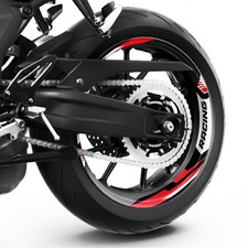 For Aprilia TUONO 1000 02-05 04 03 Wheel Inner Rim Stickers 17" Racing Red S13
