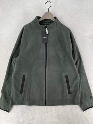 Fabletics Jacket Men XL Green The Pine City Full Zip Fleece Windbreaker NEW $125