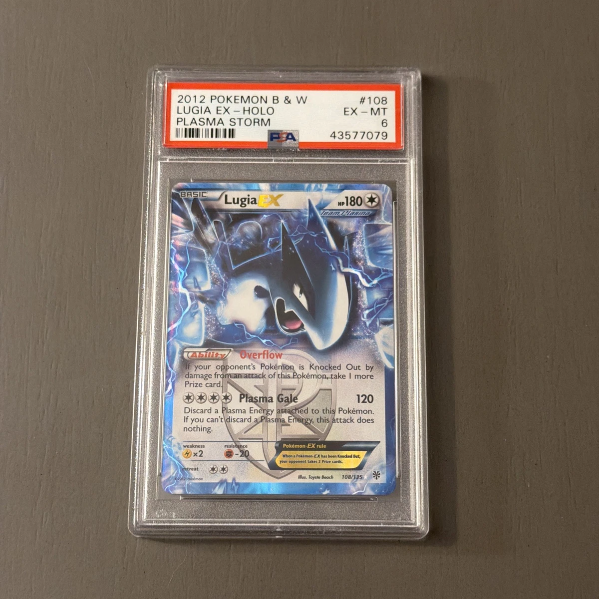 25+ Lugia Pokémon TCG Plasma Storm Ultra Rare Individual
